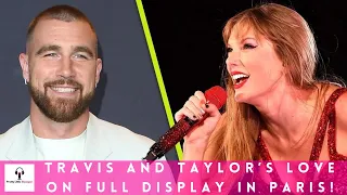 Taylor Swift And Travis Kelce’s Love Story Unfolds At Taylor's Eras Tour Show In Paris.