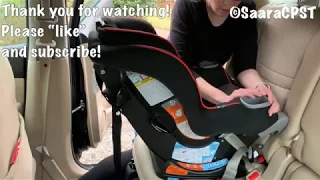 How to install: Graco Extend-2-Fit REAR Facing with LATCH