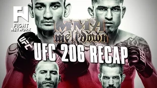 UFC 206: Holloway vs. Pettis Recap with David Rodriguez | MMA Meltdown