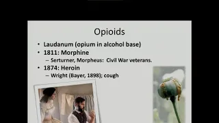 November 2018 - Understanding the "global opioid crises"; where is ethics in all this?