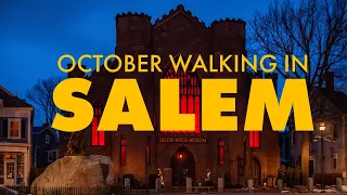 Salem, Massachusetts Walking Tour: October Halloween Sights