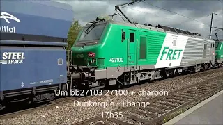 En gare de Fourmies le 13 et 14 juillet 2019