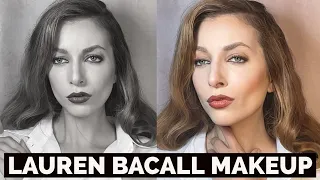 Lauren Bacall Makeup Tutorial Transformation