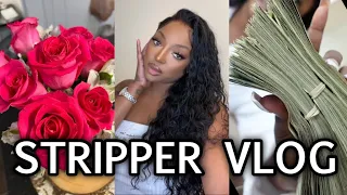 WEEK IN THE LIFE OF A STRIPPER VLOG | HELLA MONEY COUNTS + CATCHING FLIGHTS FT. TEDDY BLAKE ✨