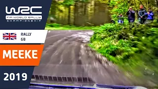 MEEKE onboard - FASTEST in SHAKEDOWN! - Rally GB 2019 - Toyota Yaris WRC Rally Car.