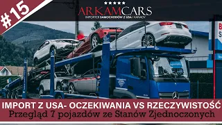 IMPORT Z USA- OCZEKIWANIA VS RZECZYWISTOŚĆ | Oględziny 7 pojazdów ze Stanów Zjednoczonych