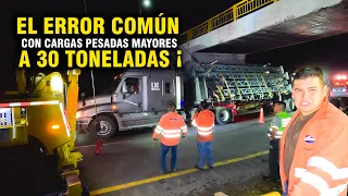 ¡ Descubre el error común con cargas pesadas mayores a 30 toneladas ¡