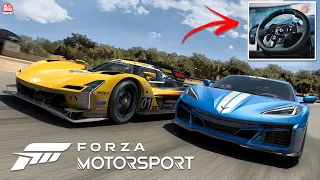 FORZA MOTORSPORT - O INÍCIO DE GAMEPLAY | Volante Logitech G923 | PC no Ultra RTX 4080 ( 4k 60fps)