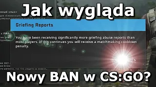 Jak wygląda NOWY BAN w CS:GO?