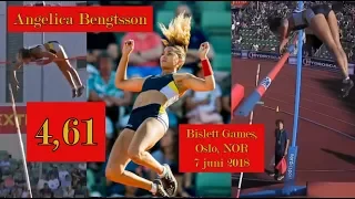 Angelica Bengtsson 4,61 (+ 4,71-fö) - Bislett G, Oslo, NOR 7 jun 2018