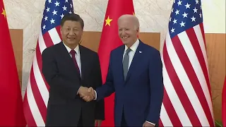 Watch: Joe Biden Shakes Hands With China's Xi Jinping in Bali
