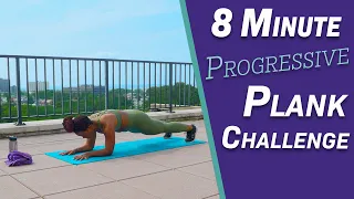 8 Minute Plank Challenge [No Equipment] - build core and ab strength