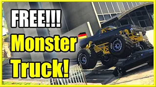 How to Get Monster Truck for FREE in GTA 5 Online (Marshall)