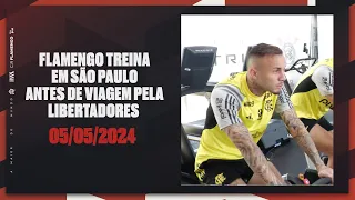 Flamengo treina em São Paulo antes de viagem pela Libertadores