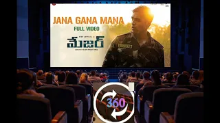 Jana Gana Mana - theater experince song Major Telugu | Adivi Sesh, Sobhita Dhulipala & Saiee M |