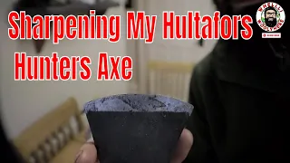 Sharpening My Hultafors Hunters Axe