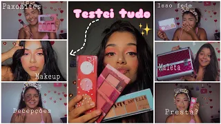 TESTANDO TODOS OS PRODUTOS QUE VEM NA MALETA DE MAKE DA SHOPEE