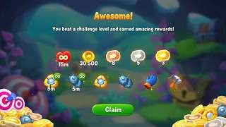 @Fishdom Challenge Level 2 Stage 1 - 3 Finished. It's very Hard.