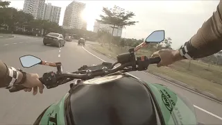 POV- Riding a Superbike Daily in Malaysia ( Kawasaki Z800 )