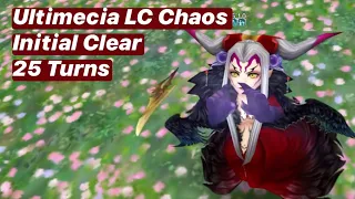 DFFOO [GL] Ultimecia LC Chaos Initial Clear (999k 25 turns)