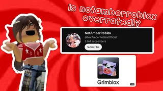 is @NotAmberRoblox- *OVERRATED!?* (ROBLOX RANT)