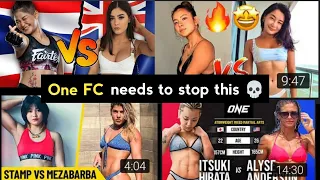 One Championship please stop doing this with female mma fighters 🙏