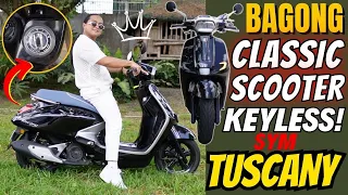 May Bagong Classic Scooter na Keyless from SYM! Tuscany 150