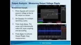 Power Measurements & Analysis using Keysight InfiniiVision X Series Oscilloscopes
