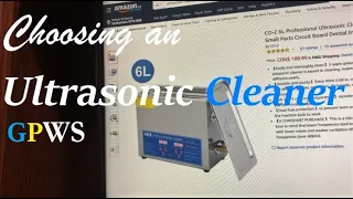 GPWS: Choosing an Ultrasonic Cleaner for clock cleaning