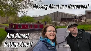 Messing About in a Narrowboat - We Almost Get Stuck!