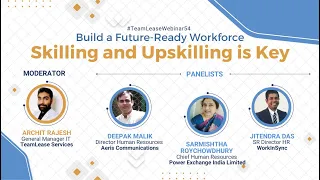 TeamLease Webinar #54 | Build a Future-Ready Workforce: Skilling and Upskilling is Key