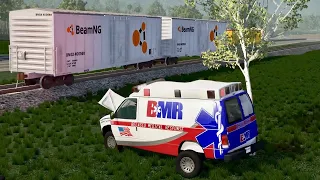 Emergency Response Crashes 9 - BeamNG drive