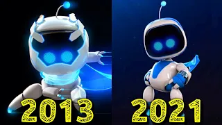 Evolution of Astro Bot Games 2013-2021
