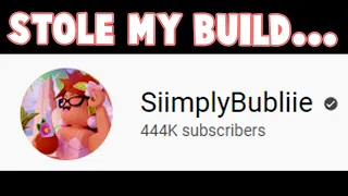 This Bloxburg Youtuber STOLE My BUILD...