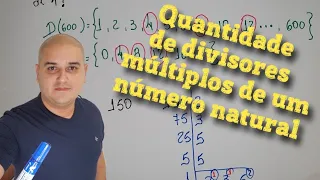 Quantidade de divisores múltiplos de um número