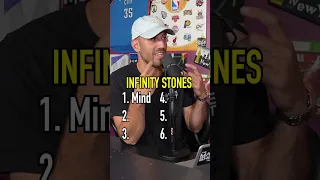 Guessing ALL 6 INFINITY STONES!! Zach Struggles 🙄 #shorts #marvel #thanos #mcu #infinitywar