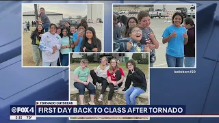 Jacksboro ISD students return to class one week after tornado