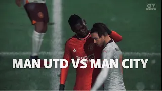 CARABAO CUP MAN UTD VS MAN CITY FC24 PS4 MANAGER CARRER