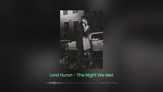 Lord Huron - The Night We Met But It's Raining  [Slowed + Reverb]