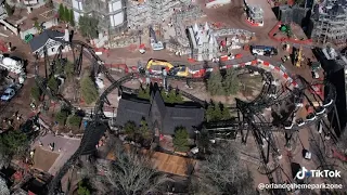 Incredible footage of "Curse of the Werewolf" spin coaster in testing at Universal Epic Universe!