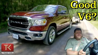 The BEST Daily Driver Pickup? 2020 Ram 1500 Big Horn V6 In-Depth Review - Towing & Hauling Payload!