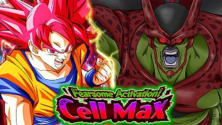 55% LINK LEVEL 10 PHY GOD GOKU VS CELL MAX BOSS EVENT (DBZ: DOKKAN BATTLE)