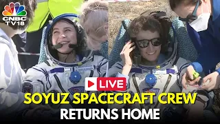 Russian Soyuz MS-24 Capsule Crew Lands Safely in Kazakhstan | US Russia Space Mission | NASA | IN18L