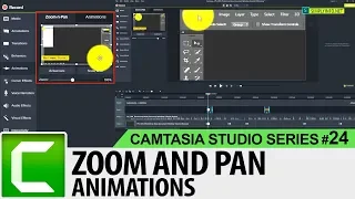 Zoom and Pan Animations in Camtasia Studio | Camtasia Studio 9 Tutorials for Beginners #24