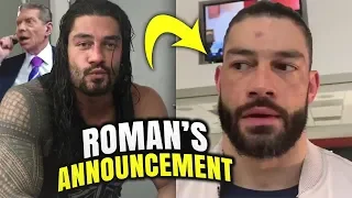Roman Reigns LIFE CHANGING Announcement After Being “BANNED” By WWE