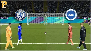 Penalty Shootout | Chelsea vs brighton & hove | Premier League 2023/24 [ eFootball Gameplay PC ]