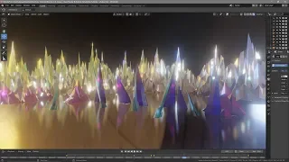 Blender 2.8 - Eevee - Glass Shader & Particle Simulation Tutorial - [ Part 3 ]