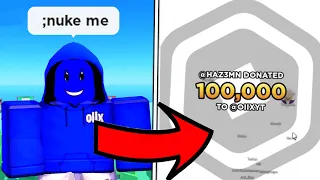 I used ADMIN to get FREE ROBUX! (Pls Donate💰)