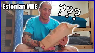 What's inside an Estonian MRE? (American reacts)