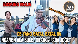 DE YANG GATAL GATAL SA - Bukan PHO _ Street Violin Performance (busking)